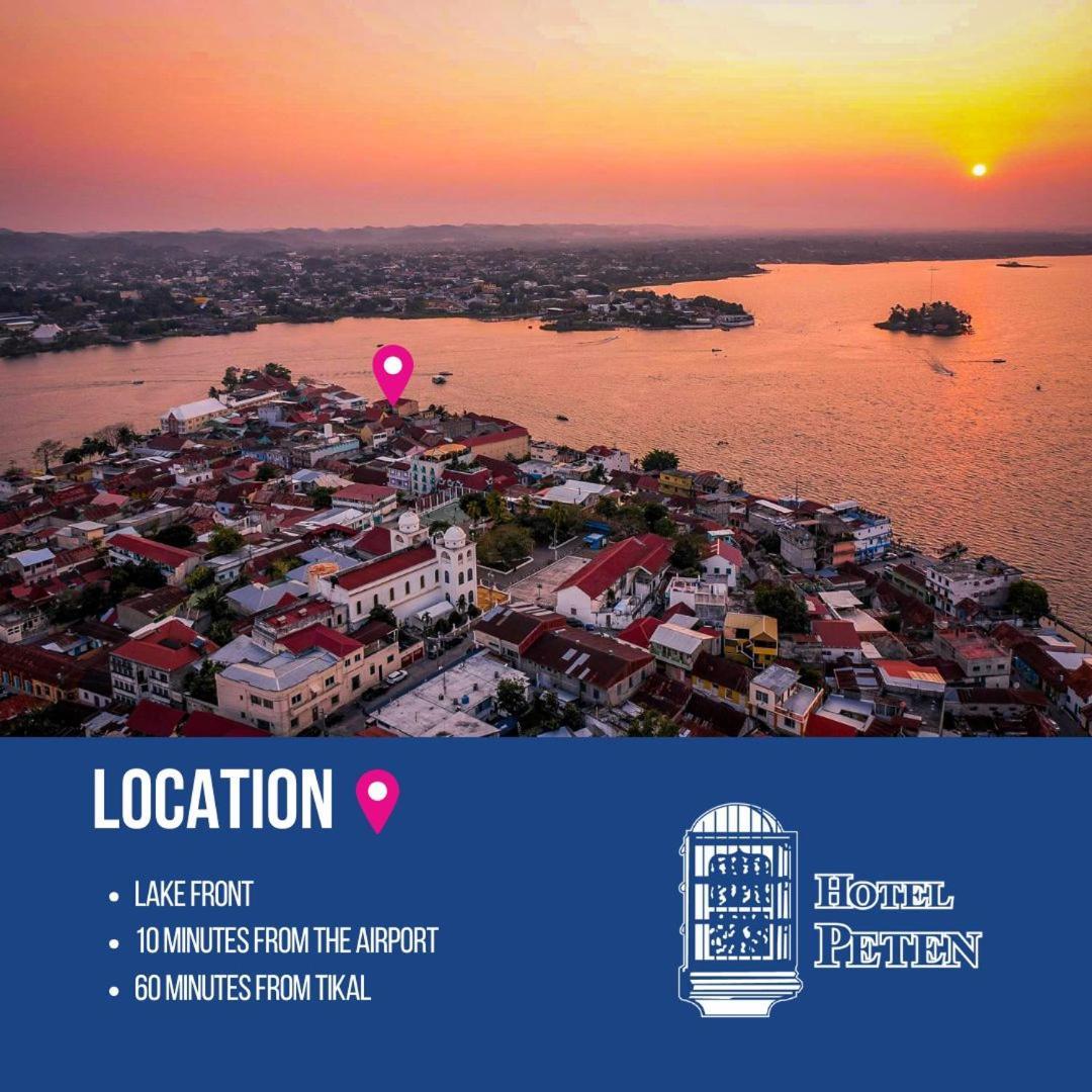 Hotel Peten ฟลอเรส ภายนอก รูปภาพ